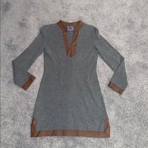 Sail to Sable Cashmere & Wool Dress